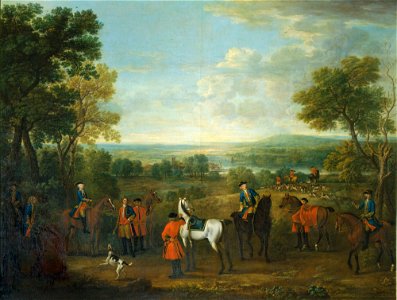 John Wootton (c. 1682-1764) - Frederick, Prince of Wales (1707-1751) in the Hunting Field - RCIN 401000 - Royal Collection