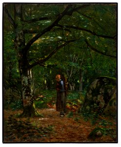John Washington Love - In Fontainebleau Woods (Fontainebleau Forest) - 35.77 - Indianapolis Museum of Art