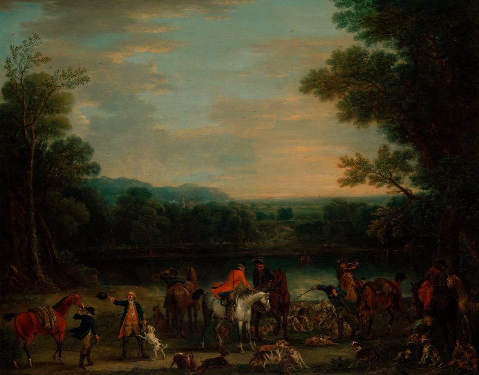 John Wootton - The Death of the Hare - Google Art Project