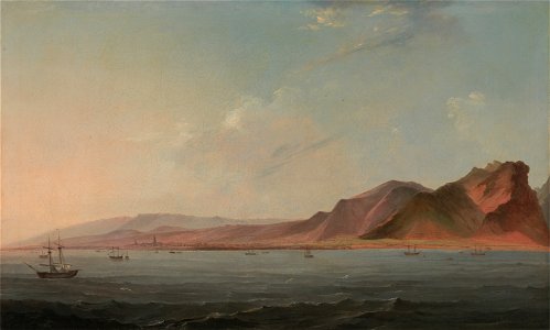 John Webber - View of Santa Cruz, Tenerife - Google Art Project. Free illustration for personal and commercial use.