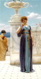 John William Godward - The Engagement Ring
