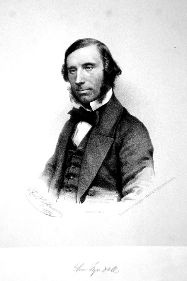 John Tyndall Hoffmann Litho