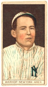 John Warhop, New York Highlanders, baseball card portrait LCCN2008678376