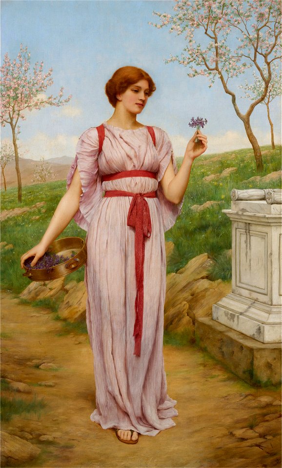 John William Godward - The Posy, 1900