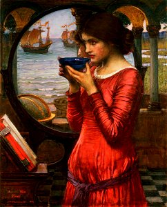 John William Waterhouse Destiny. Free illustration for personal and commercial use.