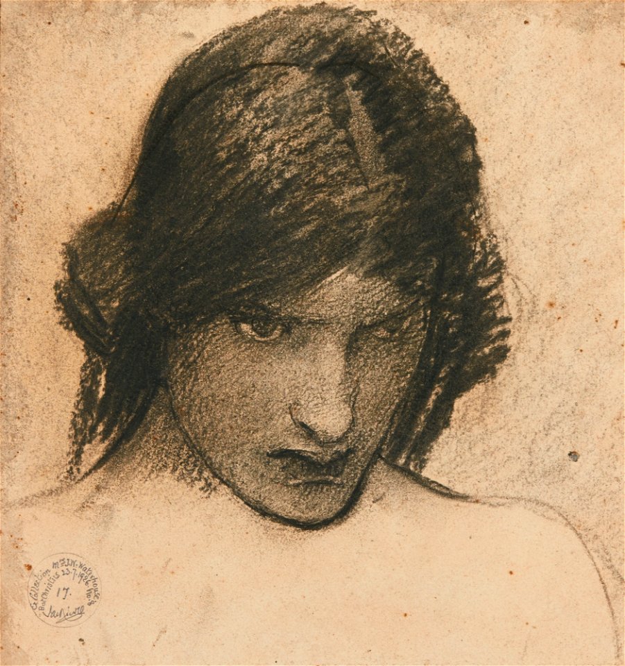 John William Waterhouse - Circe Invidiosa (study)