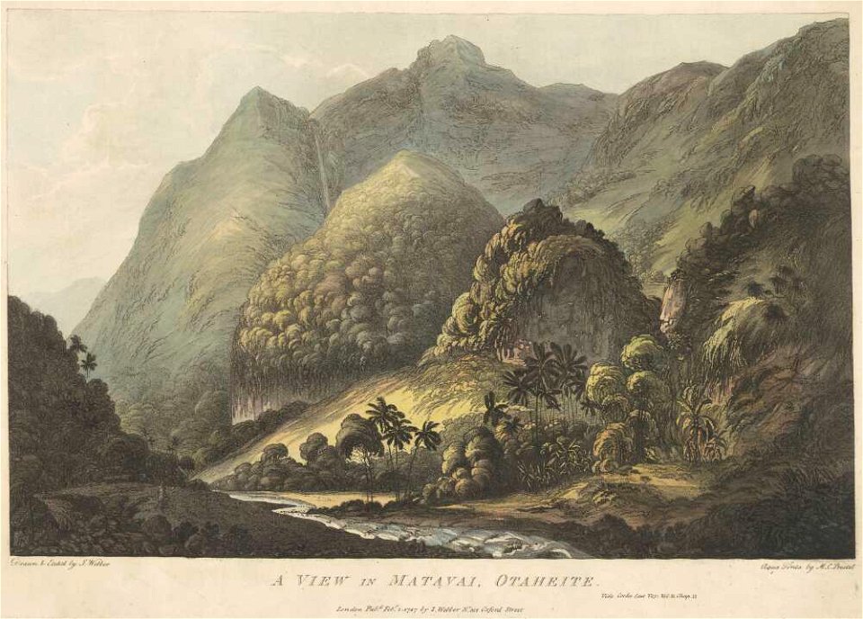 John Webber – A View in Matavai, Otaheite