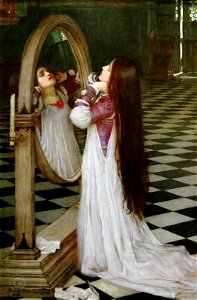 John William Waterhouse - Mariana in the South (1897). Free illustration for personal and commercial use.