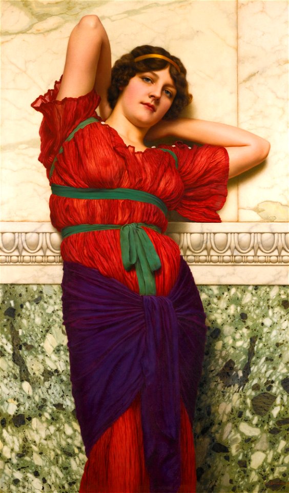 John William Godward - Contemplation