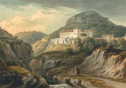 John Warwick Smith - Convent at Vietri, near Salerno - Google Art Project. Free illustration for personal and commercial use.