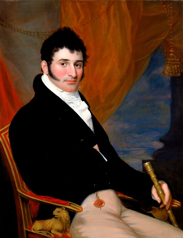 John Wesley Jarvis - Portrait of Solomon Isaacs - Google Art Project