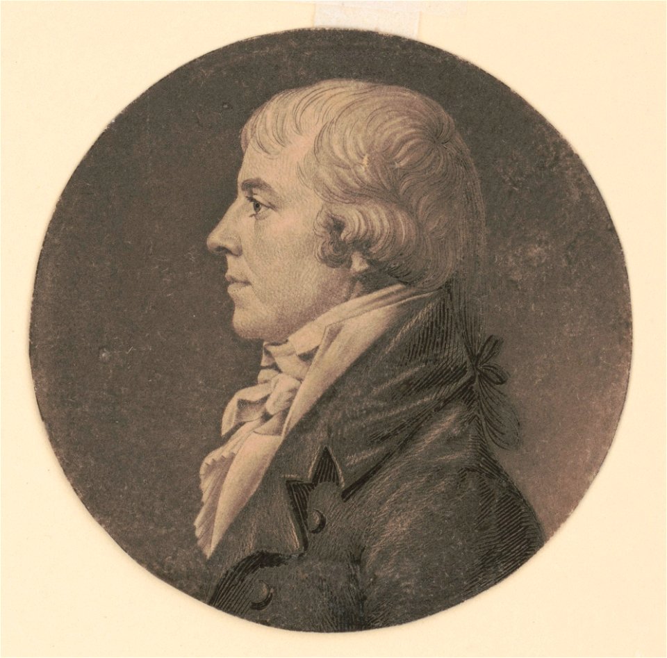 John Wickham, head-and-shoulders portrait, left profile LCCN2007676904