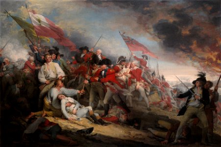 John Trumbull - The Battle of Bunker’s Hill, June 17, 1775 - 1832.1 - Yale University Art Gallery. Free illustration for personal and commercial use.