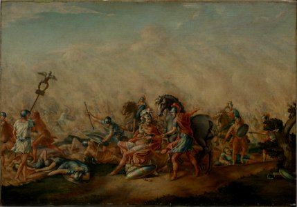 John Trumbull - The Death of Paulus Aemilius at the Battle of Cannae - 1832.100 - Yale University Art Gallery. Free illustration for personal and commercial use.