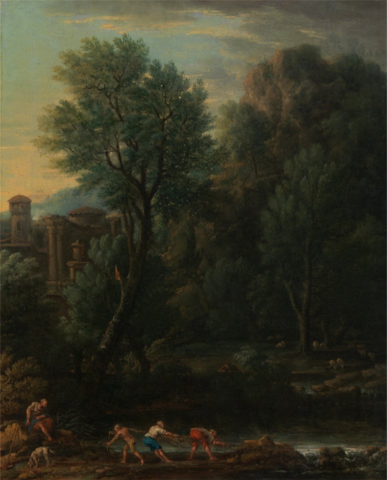 John Wootton - Classical Landscape - Google Art Project