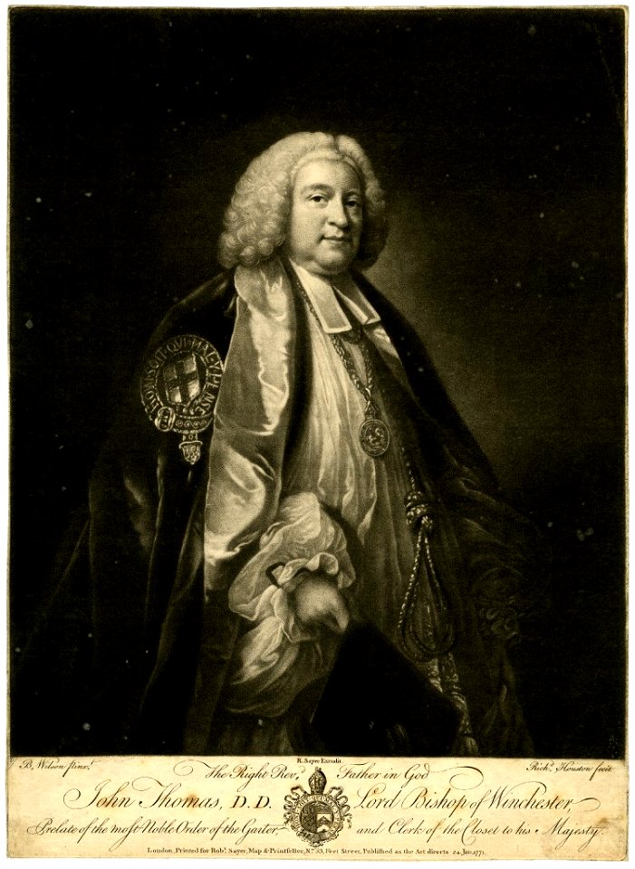 John Thomas bishop of Winchester Houston
