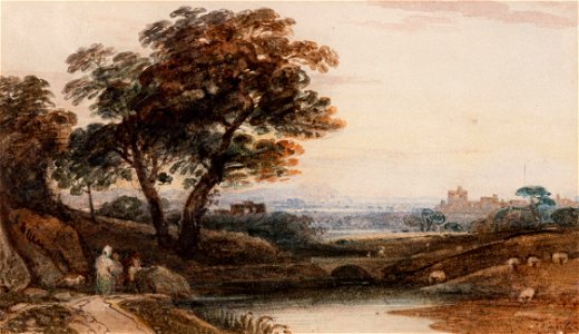 John Varley - Varkey-K07778 - Capriccio landscape - 1838