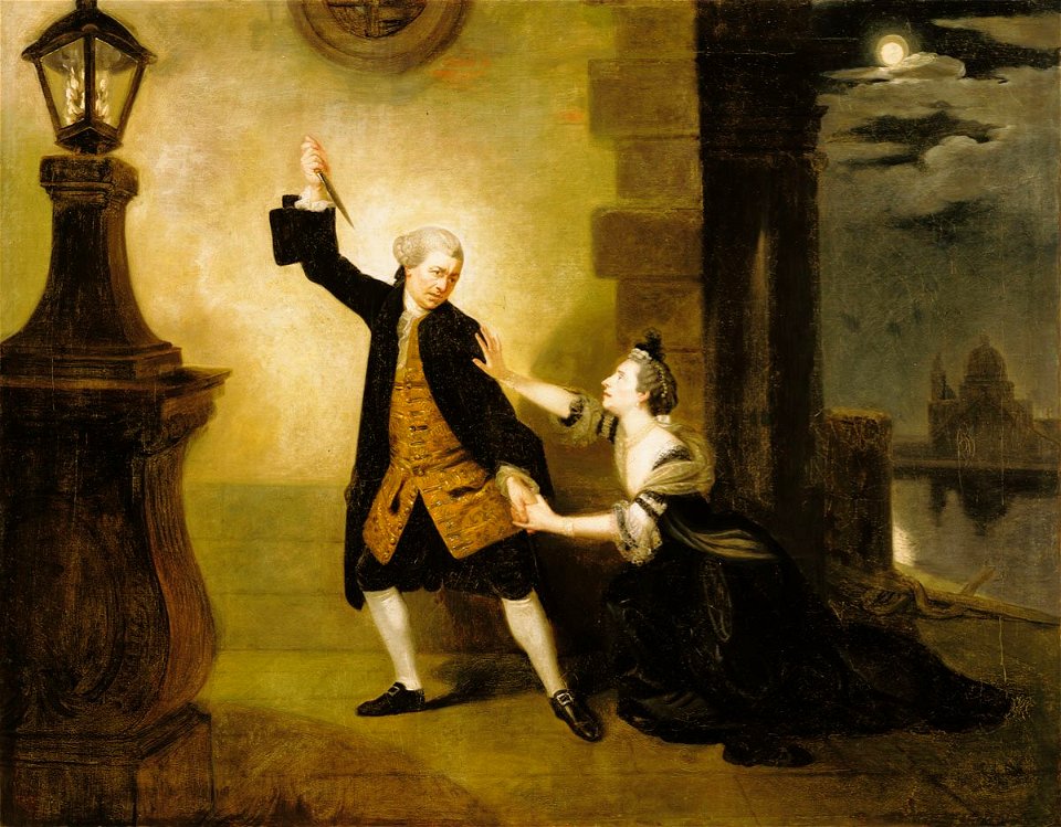 John Zoffany - David Garrick as Jaffier, Susannah Maria Cibber as Belvidera in Venice Preserved, or The Plot Discovered