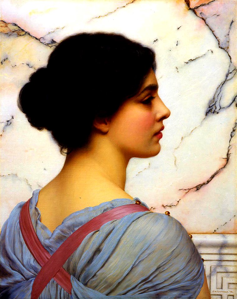 John William Godward, 1909 - Bellezza Pompeiana