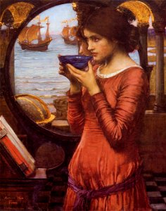John william waterhouse destiny. Free illustration for personal and commercial use.
