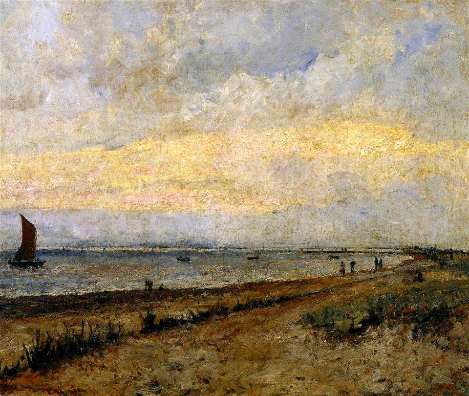 John William Buxton Knight (1842-1843-1908) - Shore Scene - NG5080 - National Gallery