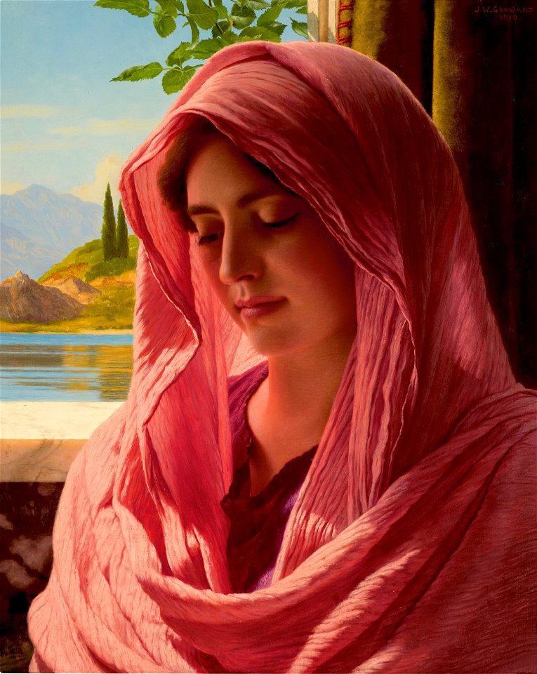 John William Godward - Pyrallis, 1918
