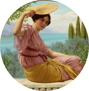 John William Godward - Golden Hours, 1913