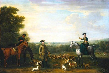 John Wootton (c.1682-1764) - Lady Mary Churchill at the Death of the Hare - T02378 - Tate