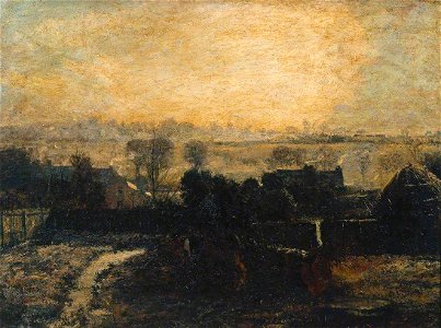 John William Buxton Knight (1842-1843-1908) - Old December's Bareness Everywhere - N02262 - National Gallery