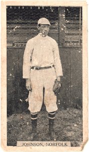 Johnson, Norfolk Team, baseball card portrait LCCN2007683812