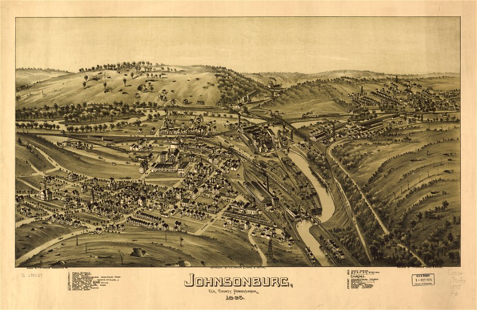Johnsonburg, Elk County, Pennsylvania. LOC 76695237