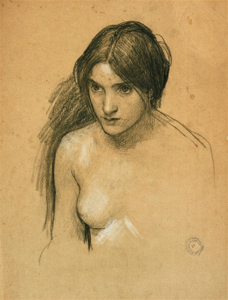 John William Waterhouse - Hylas and the Nymphs (study)