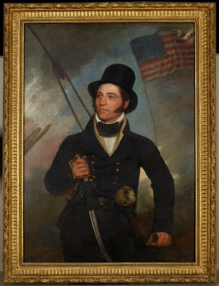 John Wesley Jarvis - Portrait of Captain Samuel Chester Reid (1783-1861) - 45.6 - Minneapolis Institute of Arts
