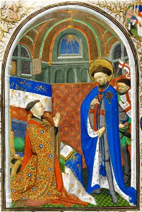 John, Duke of Bedford (detail) - British Library Add MS 18850 f256v