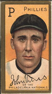 John Titus, Philadelphia Phillies, baseball card portrait LCCN2008677398