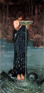 Circe Invidiosa - John William Waterhouse. Free illustration for personal and commercial use.
