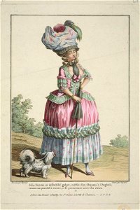 Jolie Femme en deshabillé galant