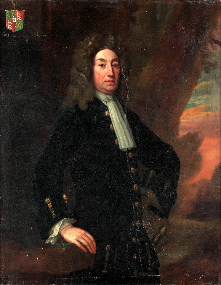 John Wynn, 5th Bt, by English School of the 18th Century