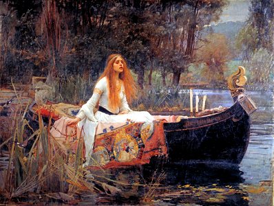 John William Waterhouse The Lady of Shalott. Free illustration for personal and commercial use.