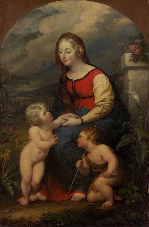 John Trumbull - Madonna and Child with St. John the Baptist - 1832.98 - Yale University Art Gallery