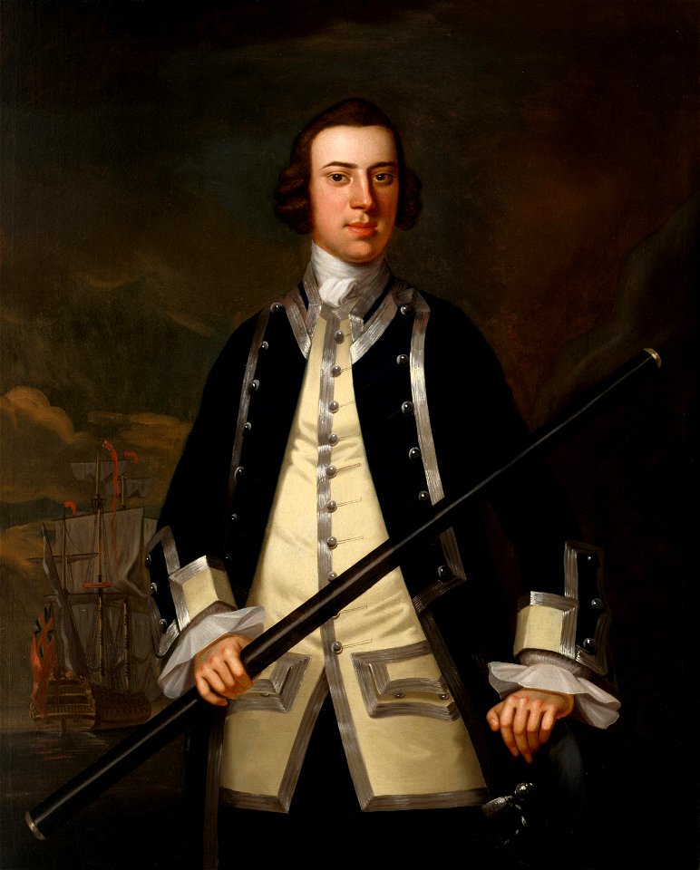 John Wollaston - Portrait of a Naval Officer, Known as Augustus Keppel - B.69.343 - Museum of Fine Arts