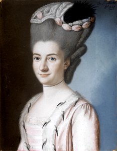 Joseph de Saint-Michel Portrait of Madame Beeherfer de Vaugency 1775