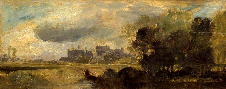 Joseph Mallord William Turner (1775-1851) - Windsor Castle from the Meadows - N02308 - National Gallery