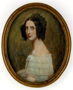 Joseph Karl Stieler - Portrait of a lady - S-1998-100 - Finnish National Gallery