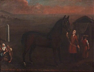 Joseph Brook (d.1725) - A Horse Called 'Wenn', with His Groom and Other Figures, at Newmarket - 851849 - National Trust