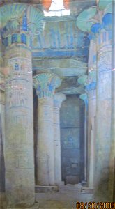 Joseph Lindon Smith - Temple at Philae - 1954.157 - Fogg Museum