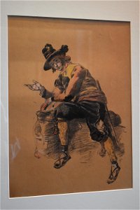 Joseph Latour - Jeune paysan espagnol en costume