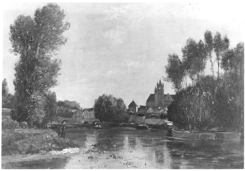 Joseph Foxcroft Cole - View of Moret, France - 18.397 - Museum of Fine Arts