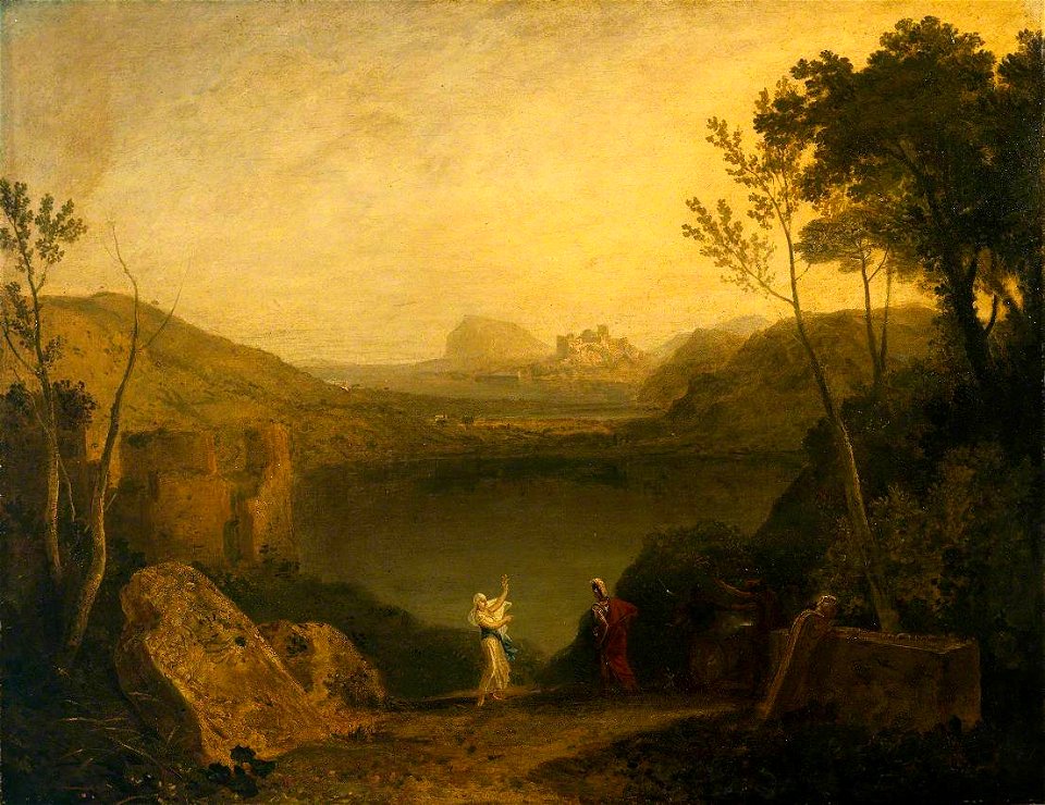 Joseph Mallord William Turner (1775-1851) - Aeneas and the Sibyl, Lake Avernus - N00463 - National Gallery