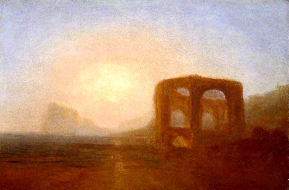 Joseph Mallord William Turner (1775-1851) - Seacoast with Ruin, probably the Bay of Baiae - N05530 - National Gallery